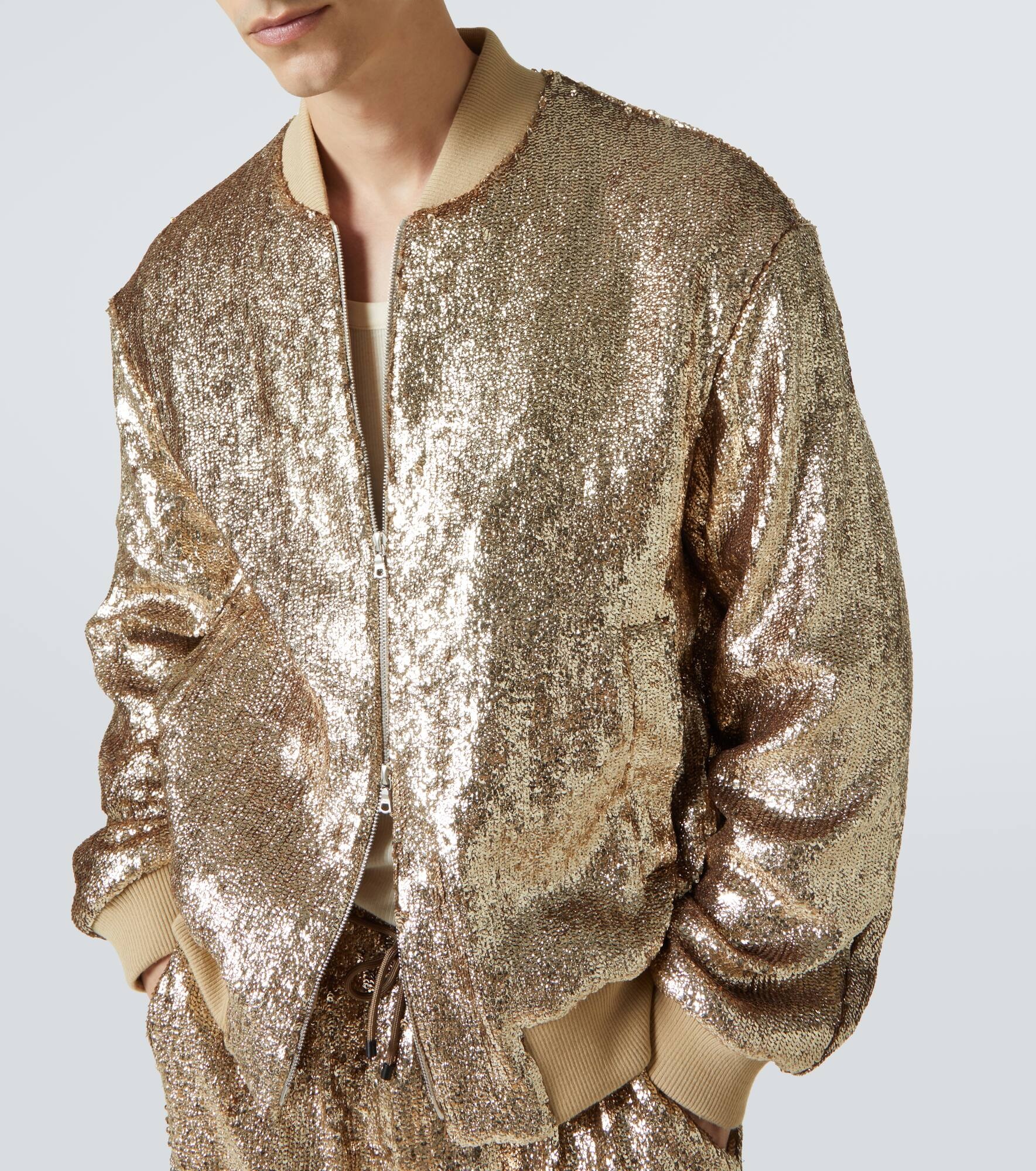 Sequined bomber jacket - 5