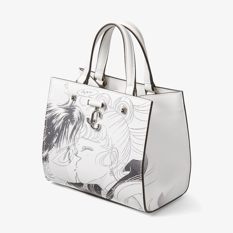 Sailor Moon & Tuxedo Mask Varenne Tote S
Monochrome Manga Printed PU Leather Tote Bag 4