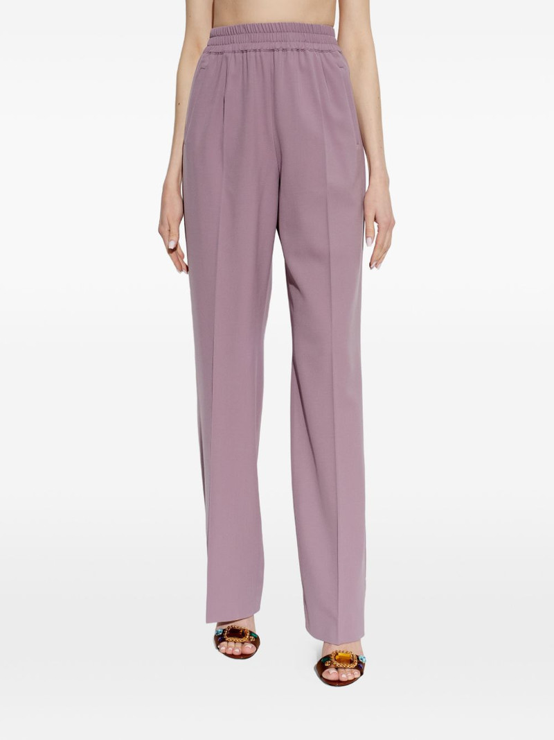 elasticated-waistband trousers 3