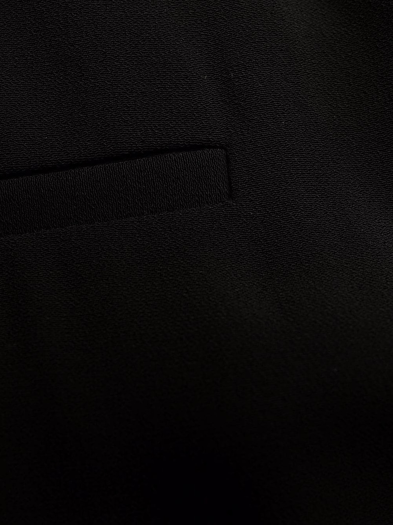 side folded crepe cropped trousers 6