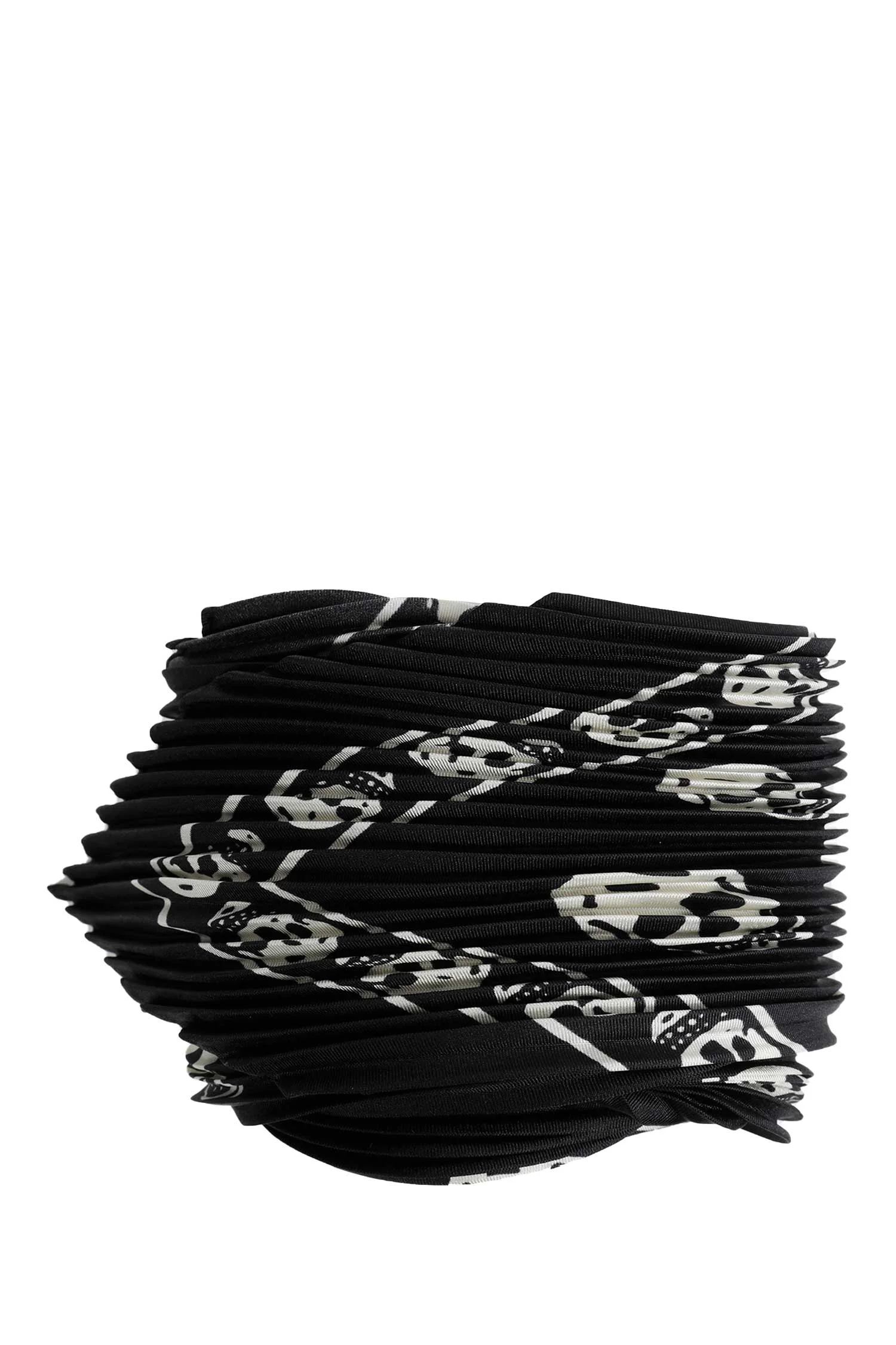 Pleated Skull Scarf - 1