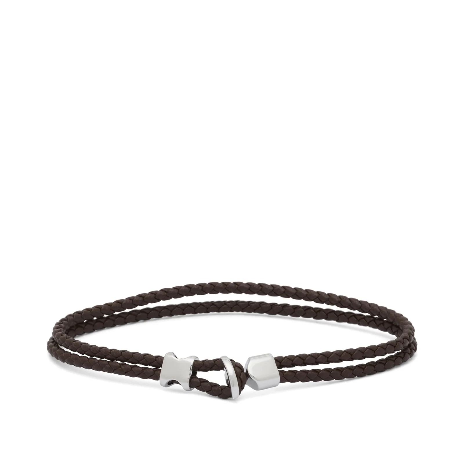 Miansai Orson Braided Leather Bracelet - 1