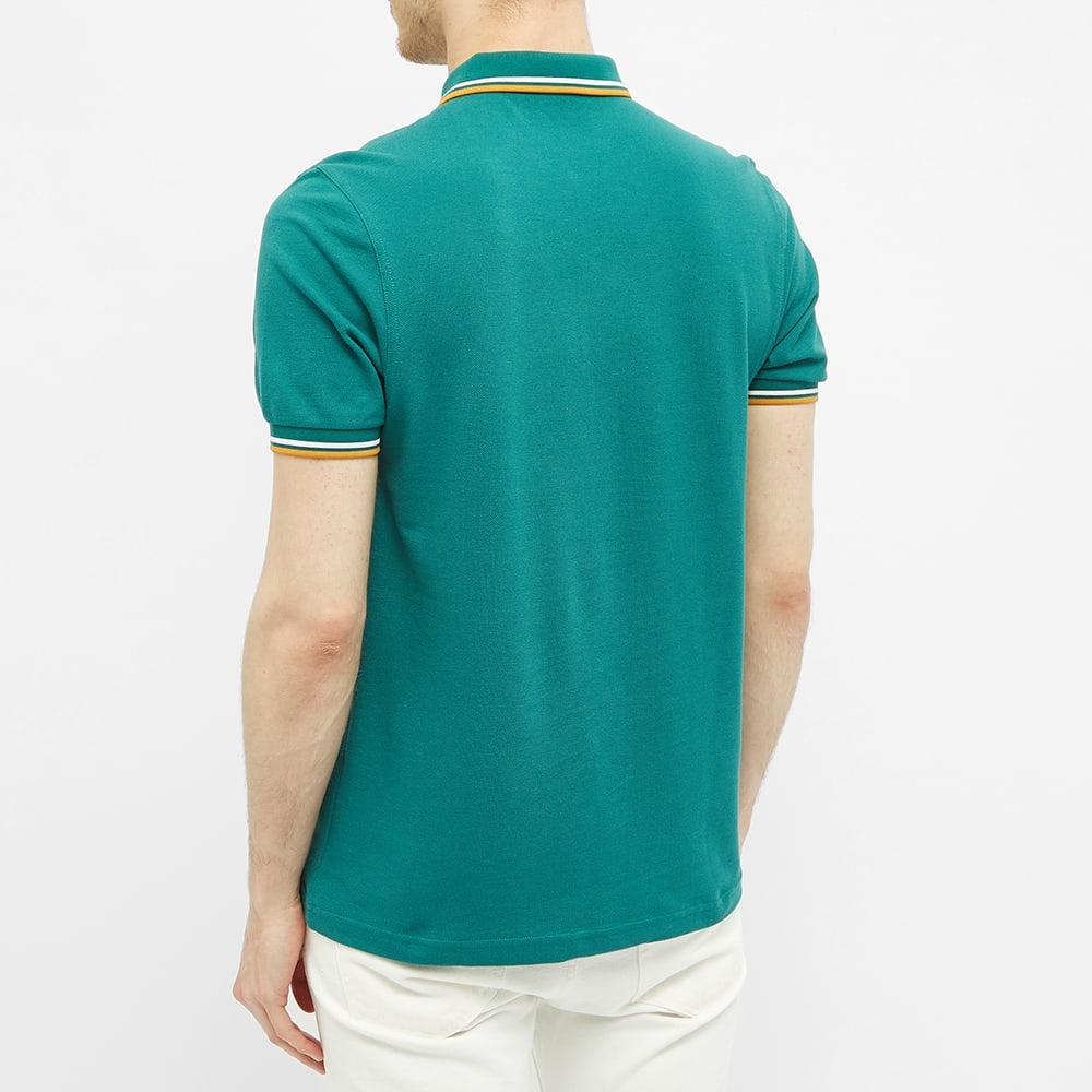 Fred Perry Authentic Slim Fit Twin Tipped Polo - 5