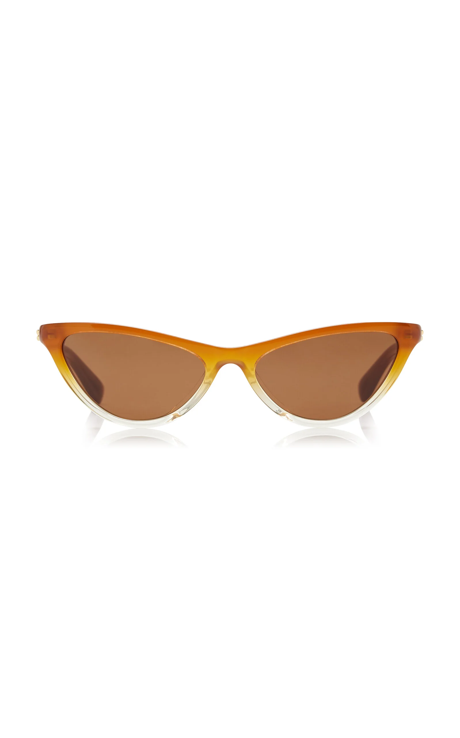 Cat-Eye Acetate Sunglasses brown - 1