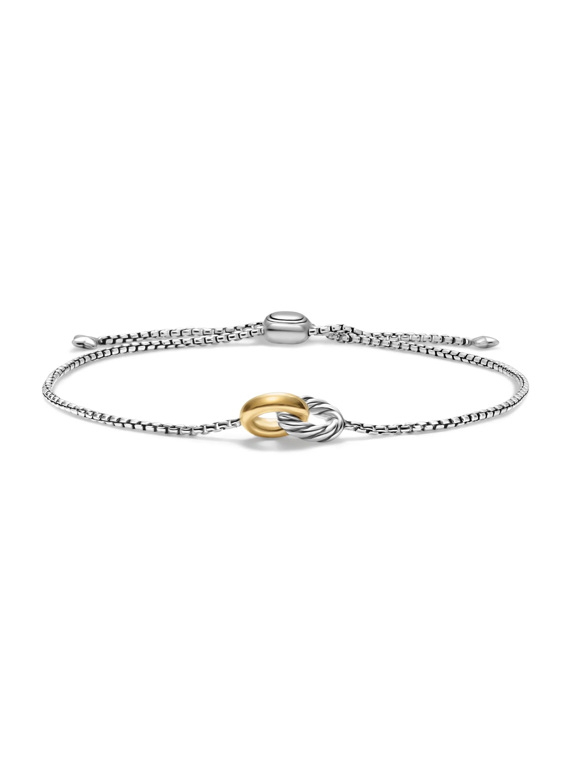 Women's Petite Cable Linked Bracelet in Sterling Silver - Silver - 1