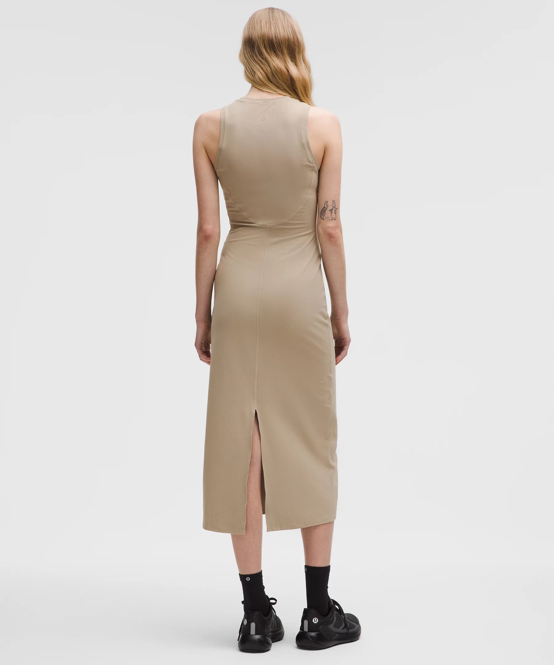 All Aligned Ribbed Midi Dress - 2