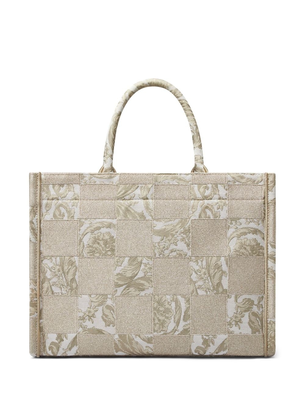 Athena Barocco-jacquard tote bag - 3