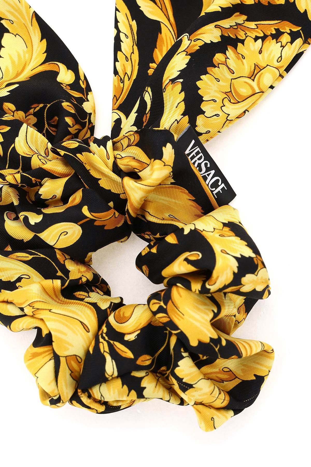 BAROCCO PRINT SILK SCRUNCHIE - 3