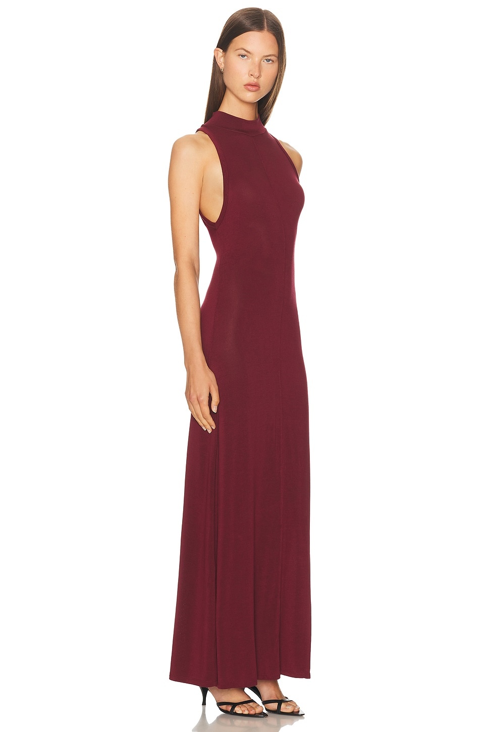 Racer Back Jersey Maxi Dress - 2