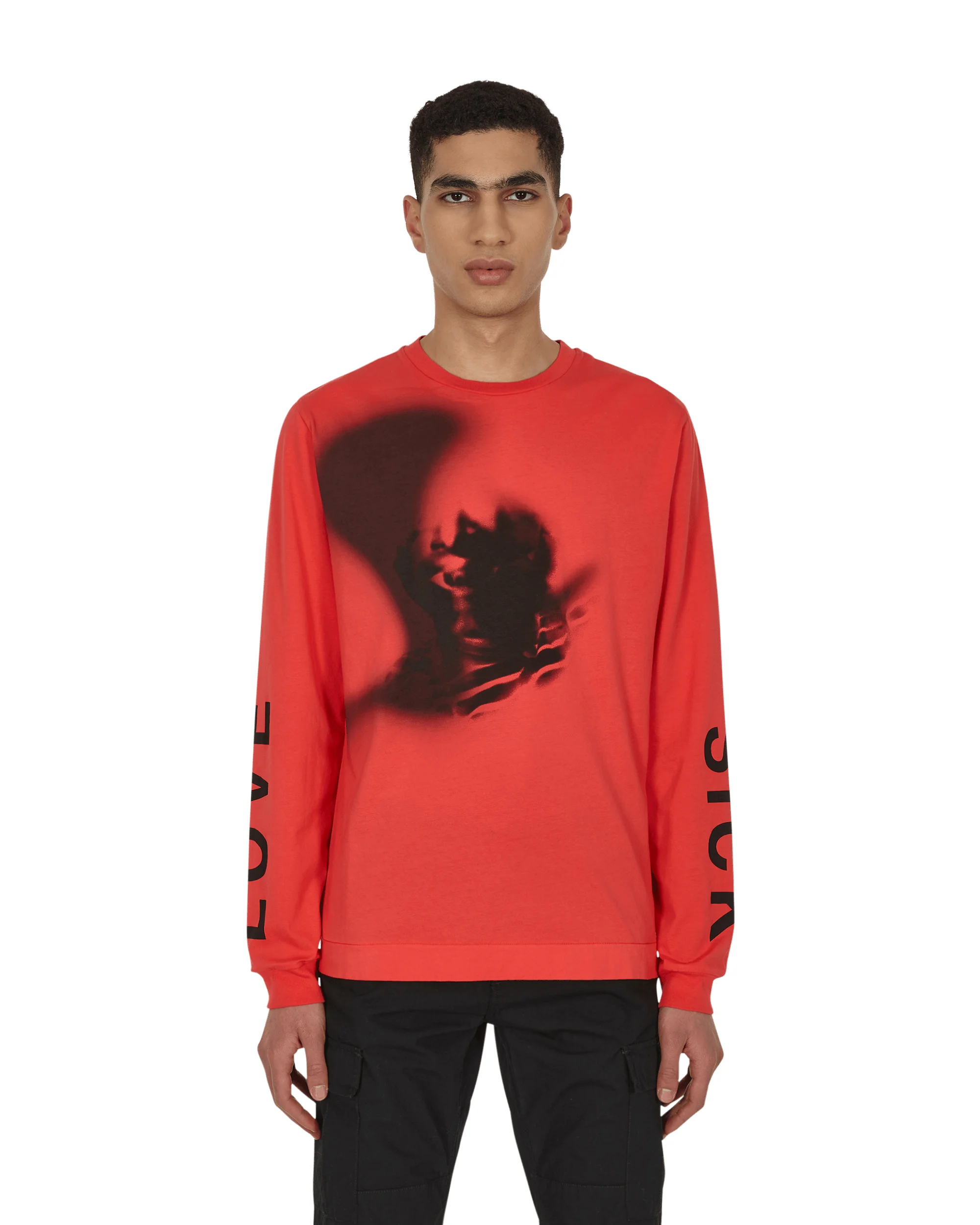 Treated Longsleeve T-Shirt Red - 1