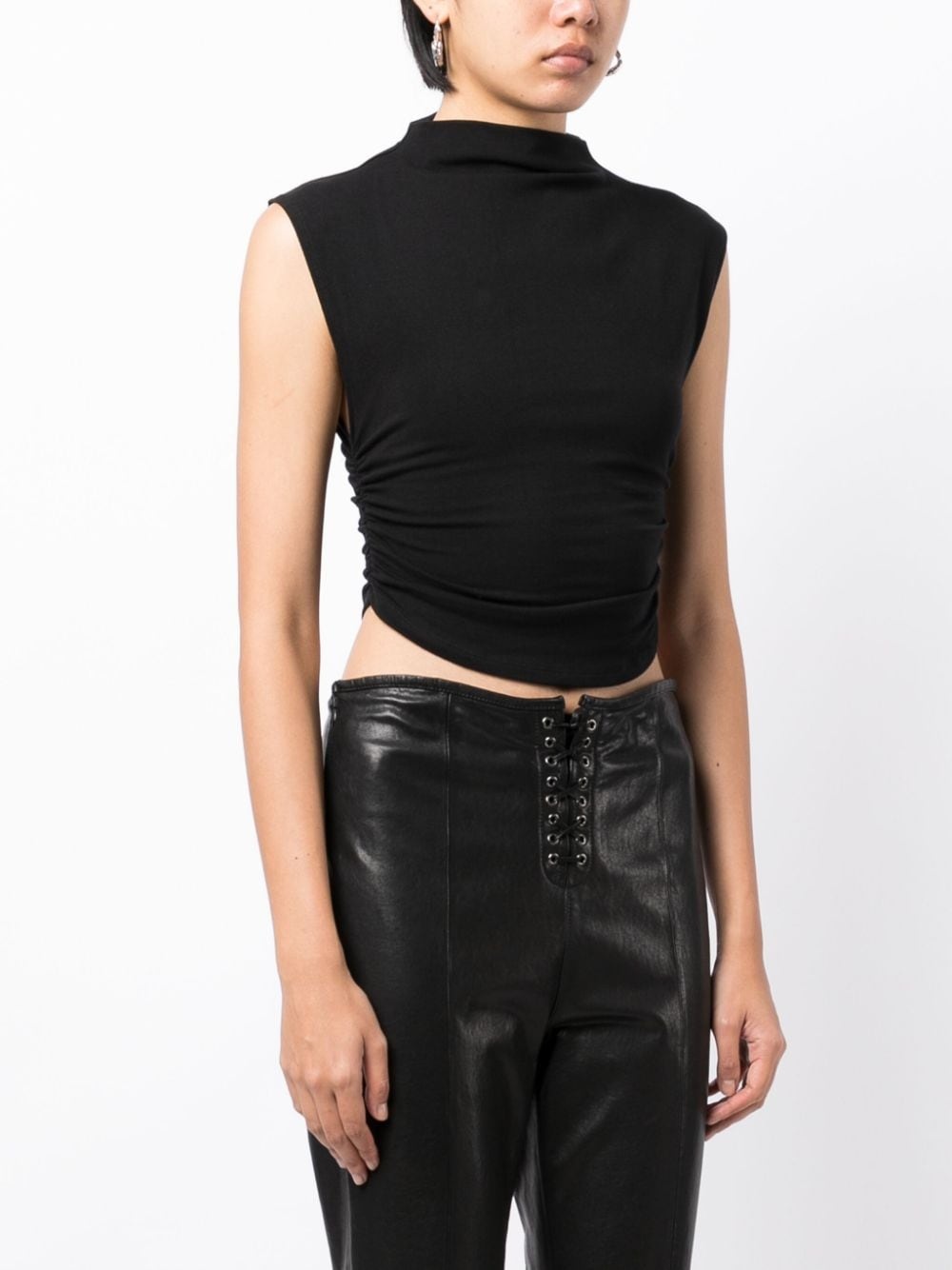 Lindy stretch-cotton top - 3