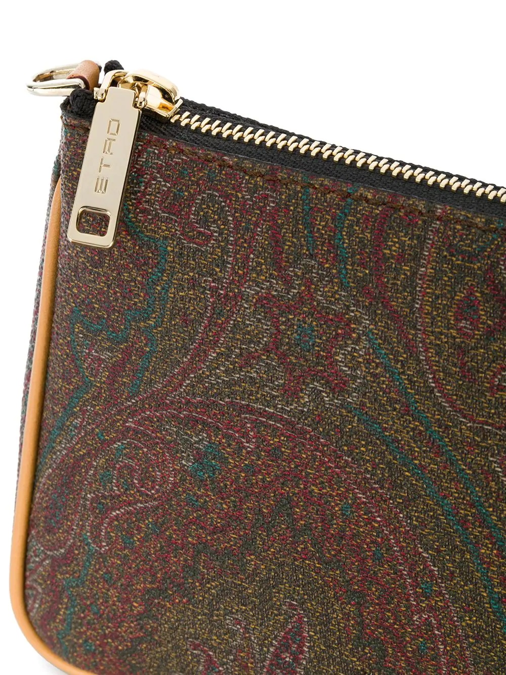 paisley print shoulder bag - 4