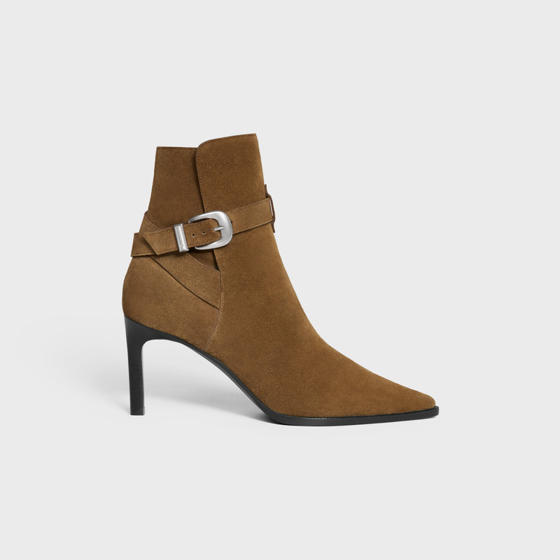 Celine Verneuil jodphur boot in Suede Calfskin 1