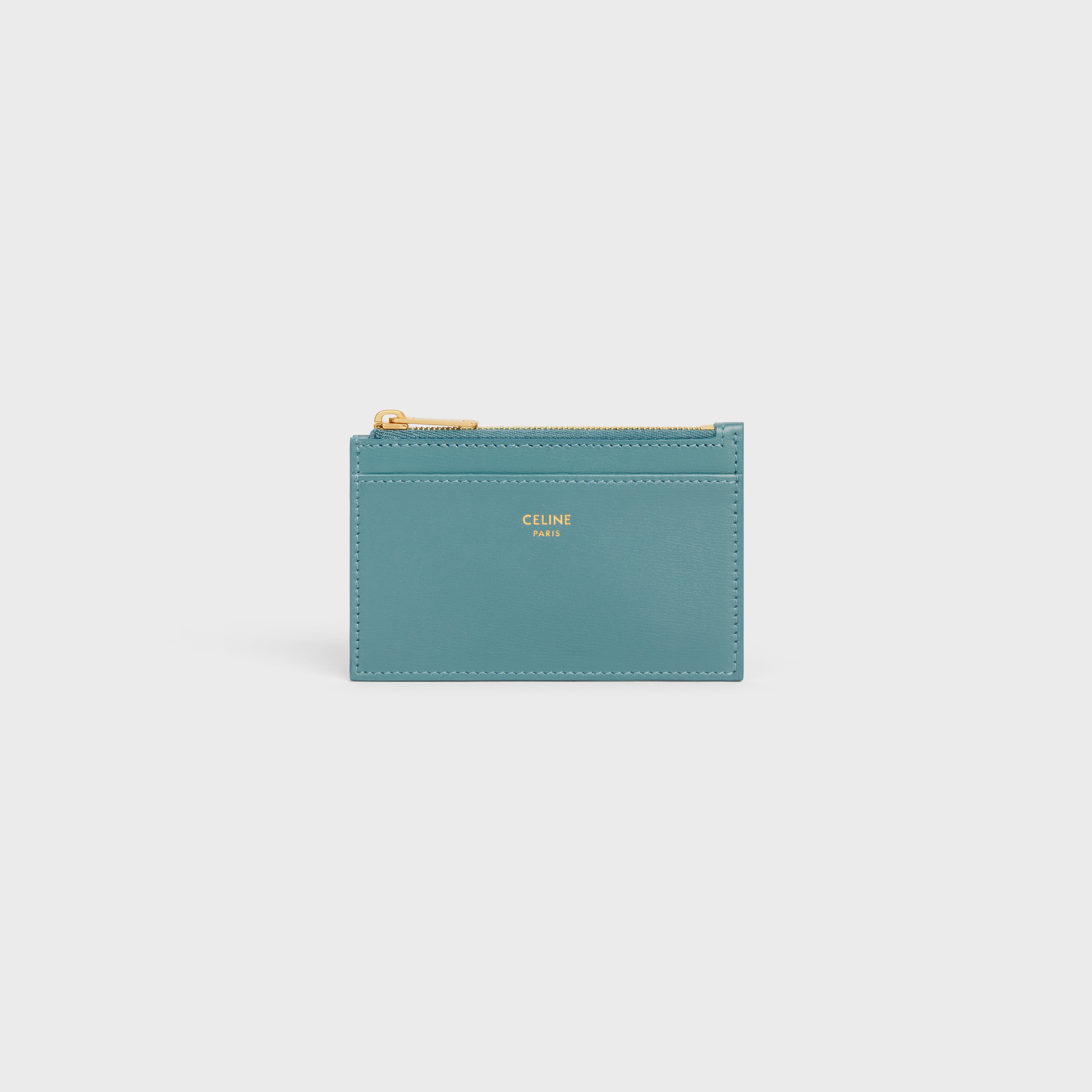 Zipped Card Holder in Smooth Calfskin - 1
