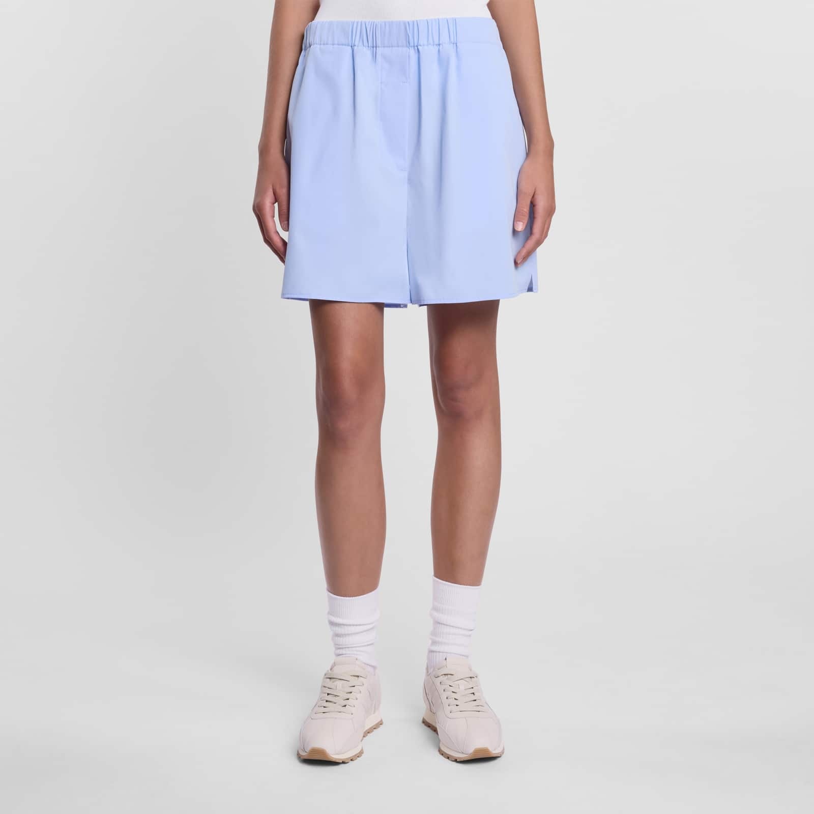 Shorts in cotton poplin - 3