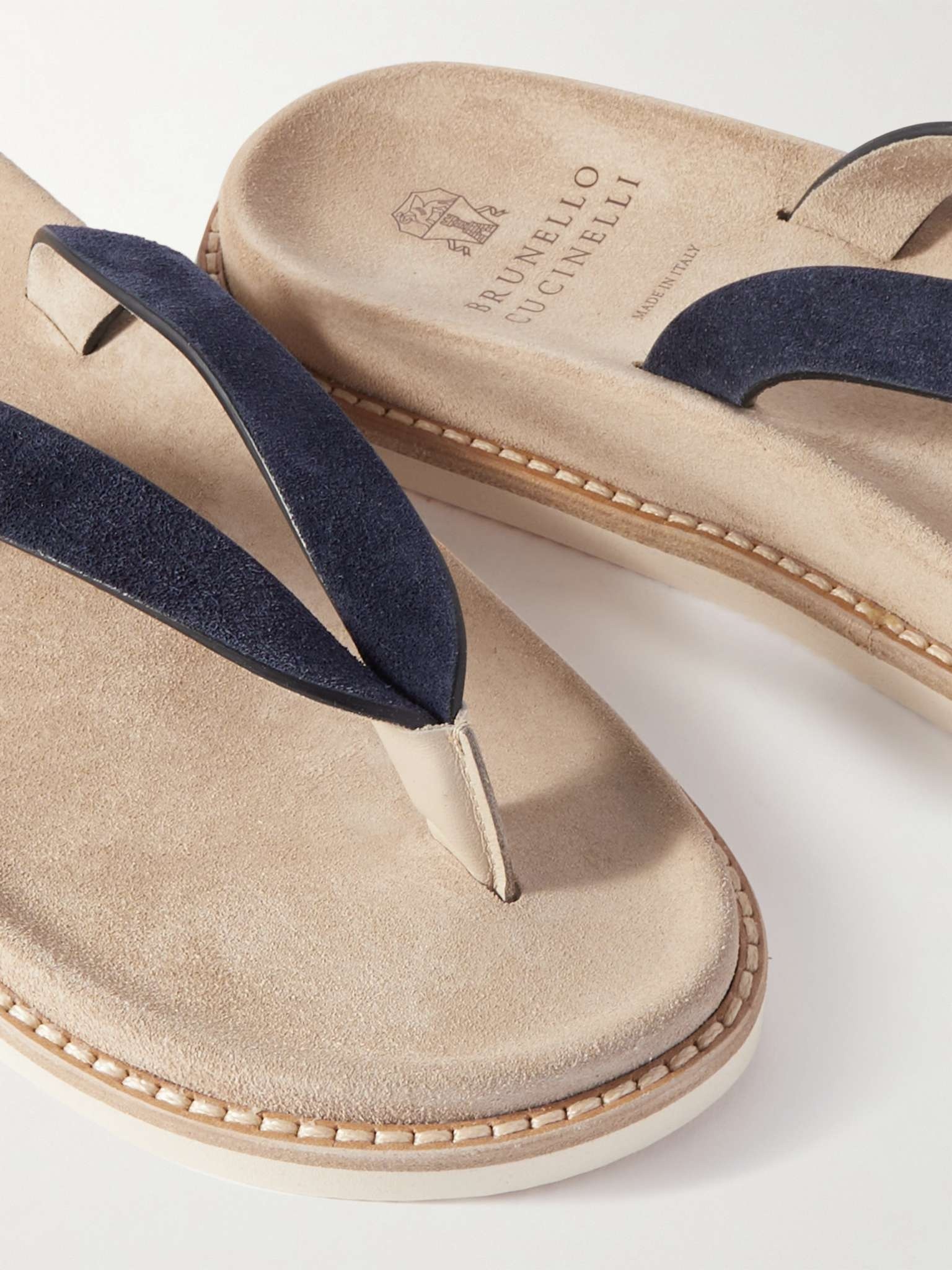 Nubuck Flip Flops - 6