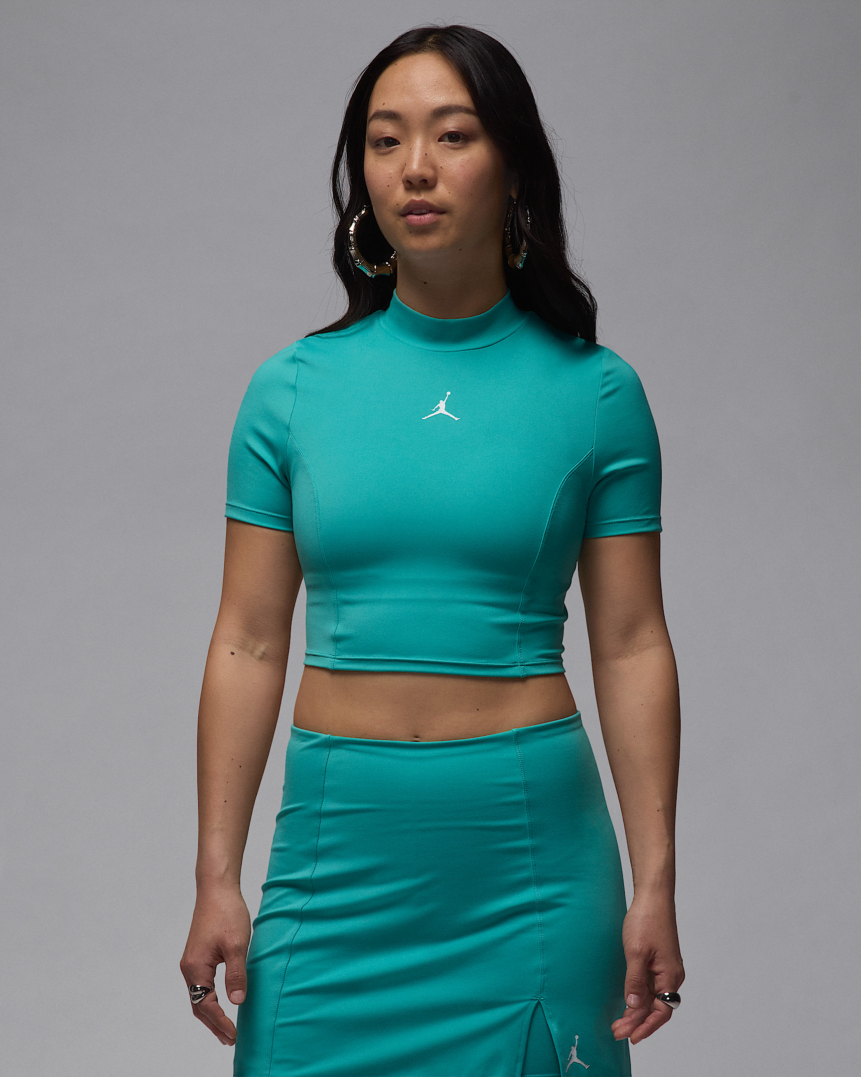 Jordan Women's Short-Sleeve Knit Crop Top - 1