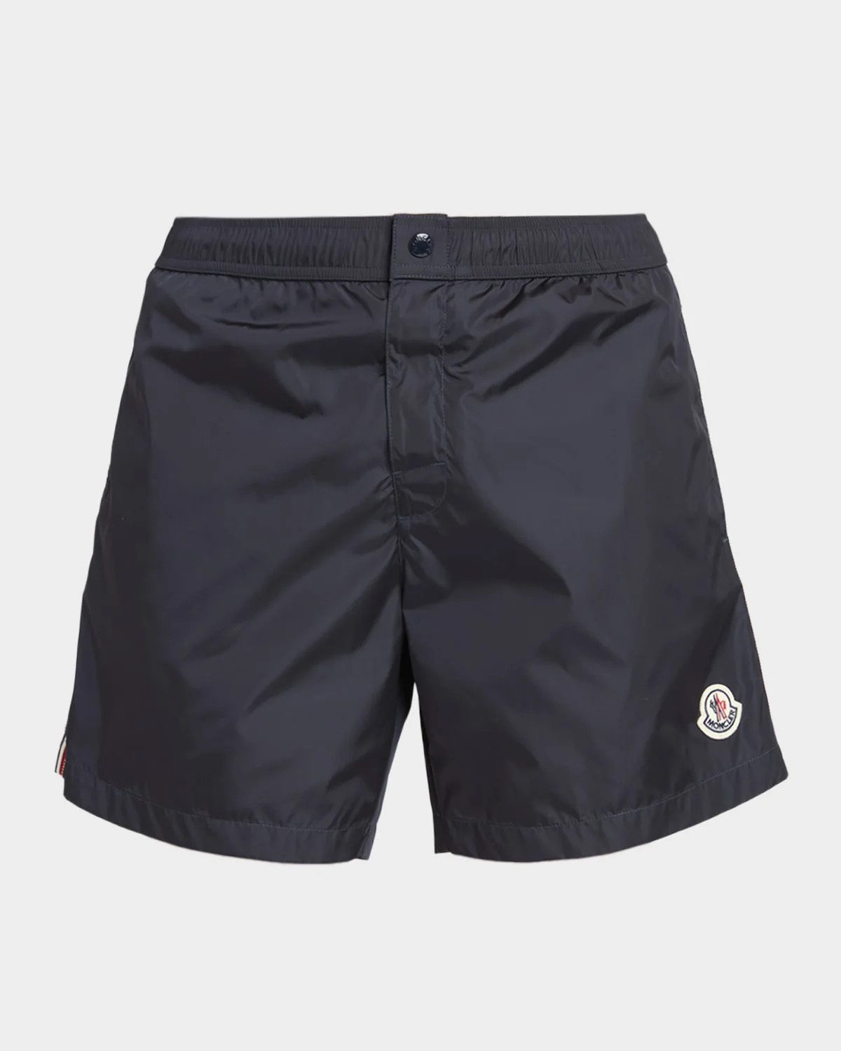 Men's Logo Patch Swim Shorts - 1