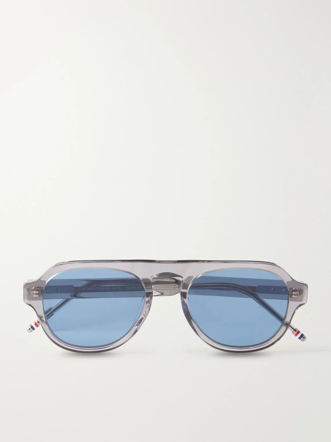 Round-Frame Acetate Sunglasses - 1