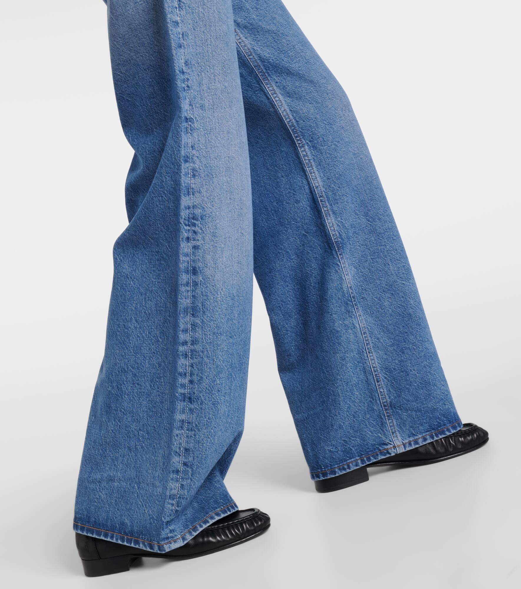 Paloma mid-rise wide-leg jeans - 5
