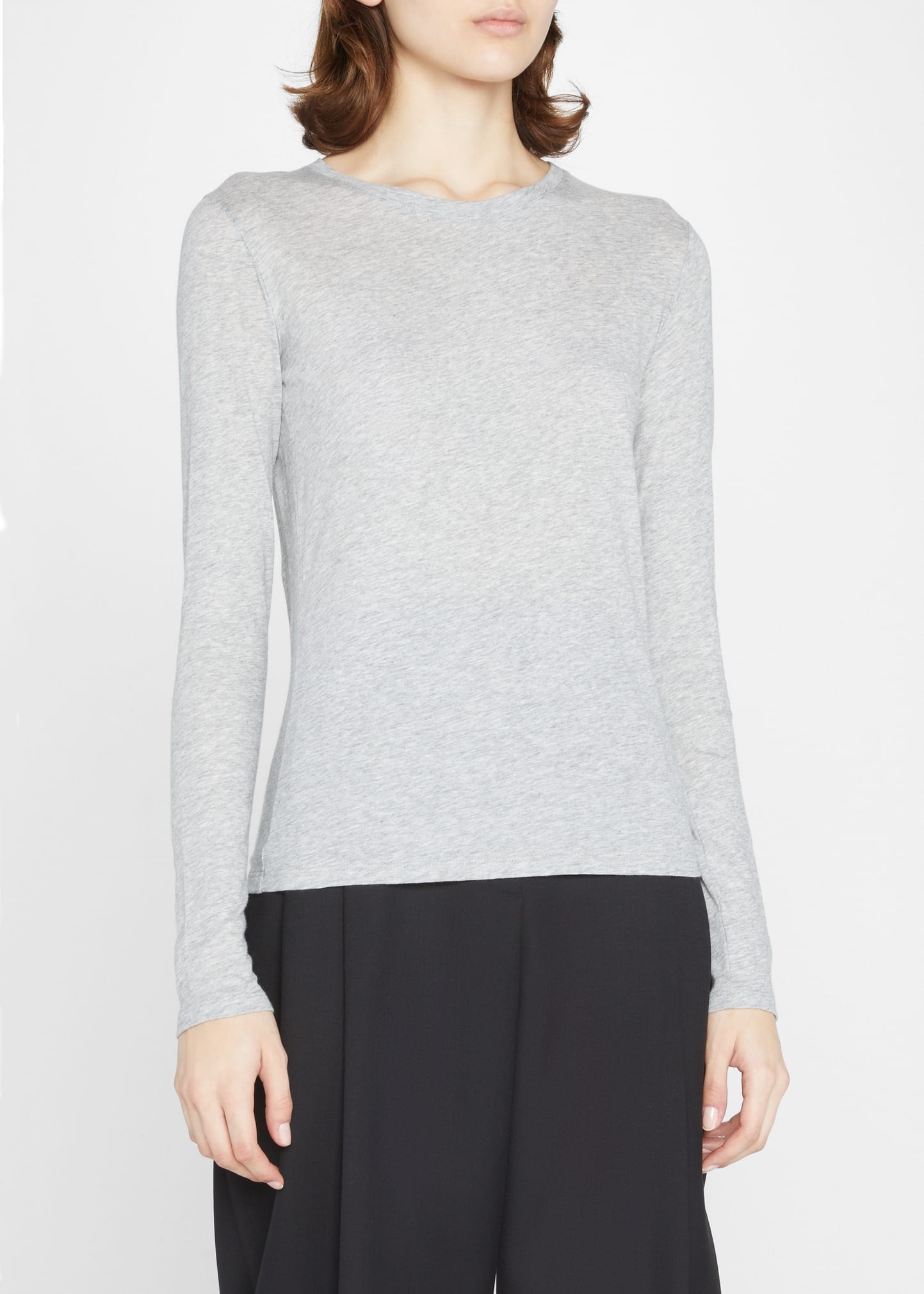 Essential Long-Sleeve Crewneck Tee - 3