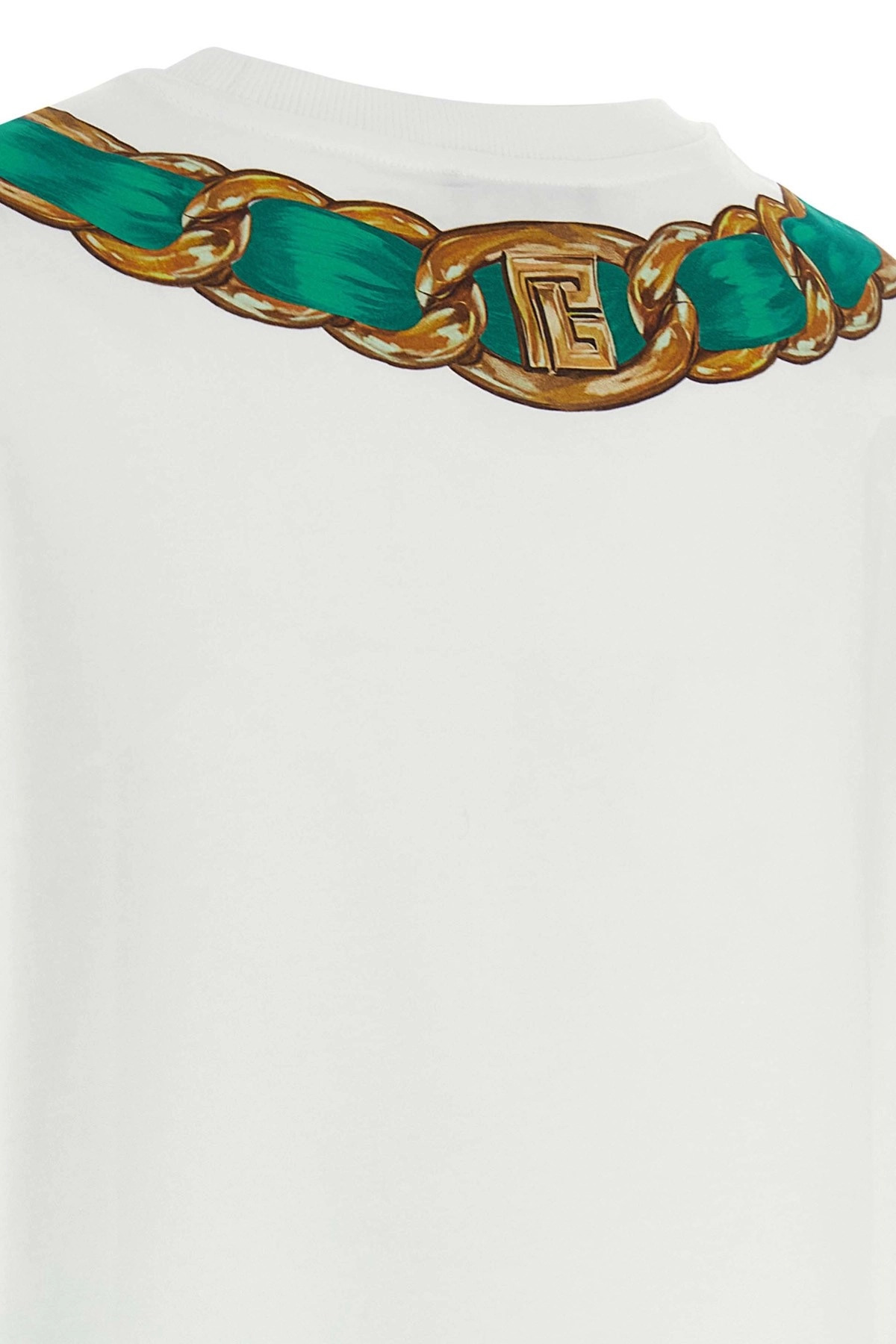 'Balmain Foulard' print T-shirt - 5