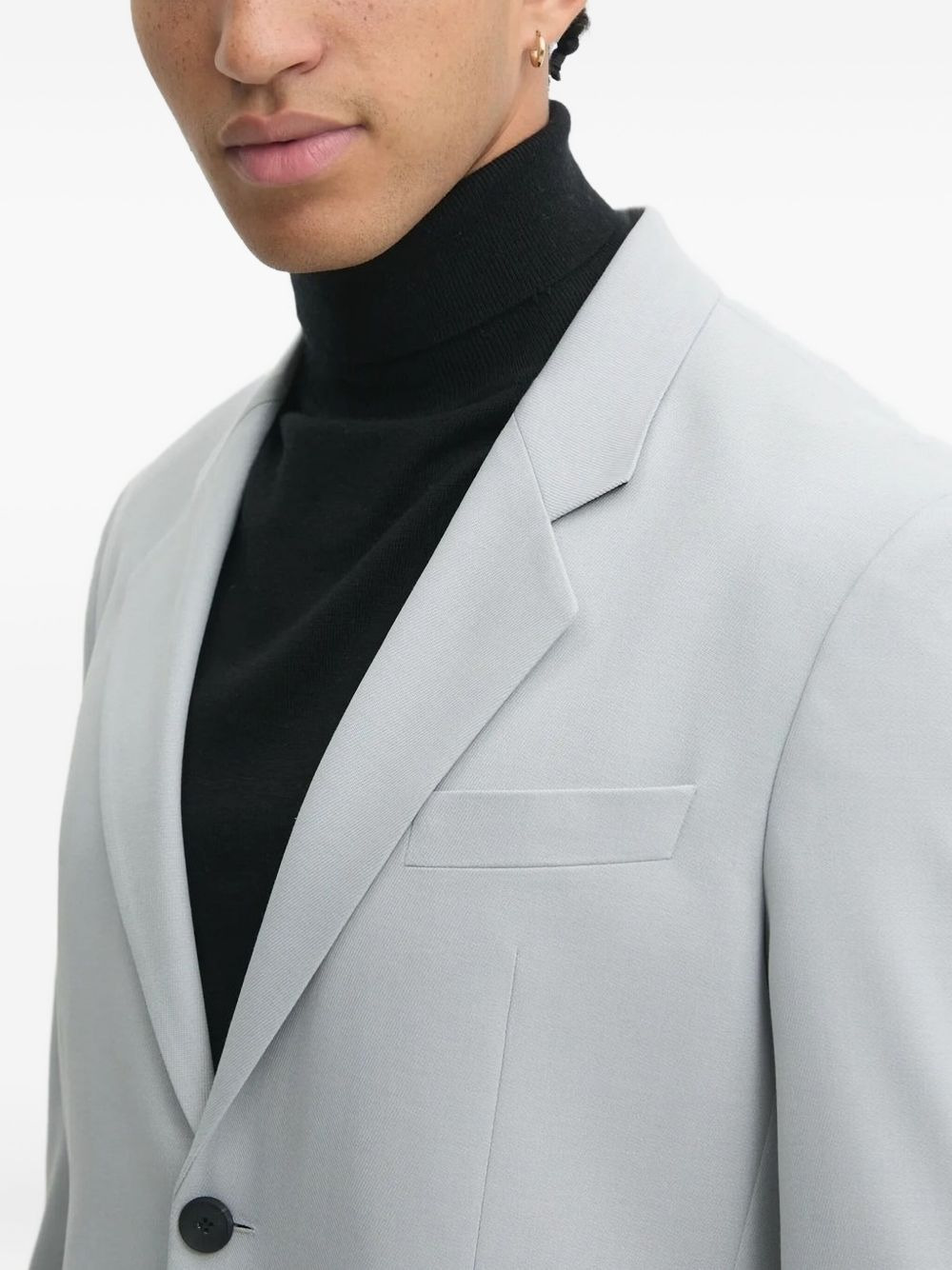 two-button single-breasted blazer - 3