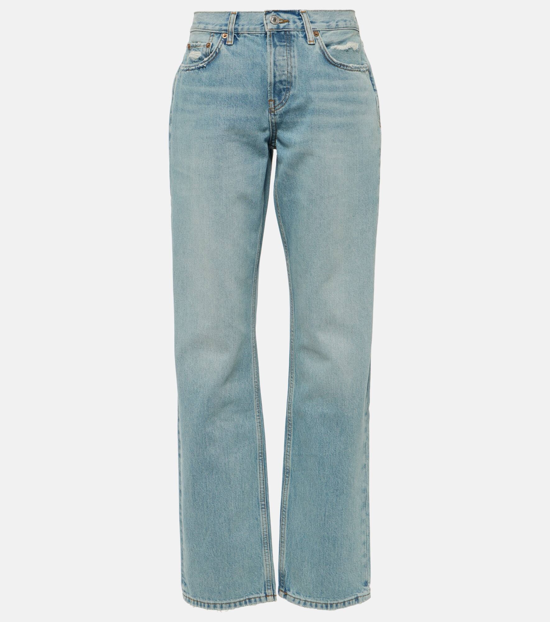 Easy mid-rise straight jeans - 1