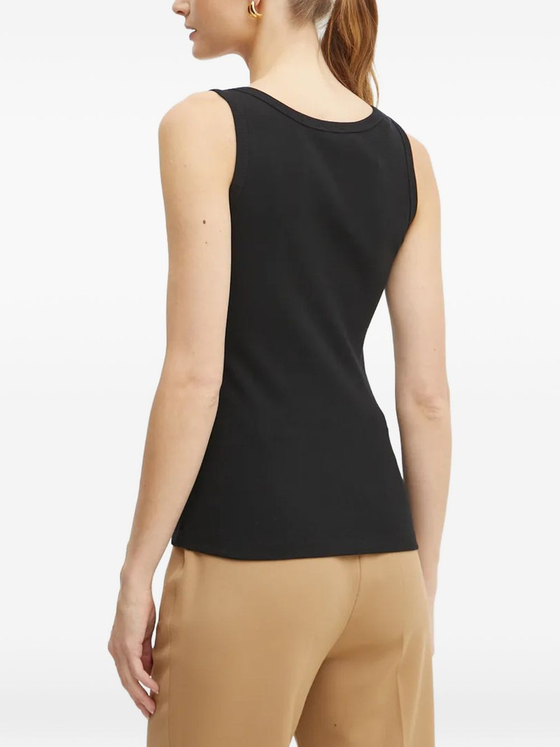 sleeveless scoop-neck tank top 3