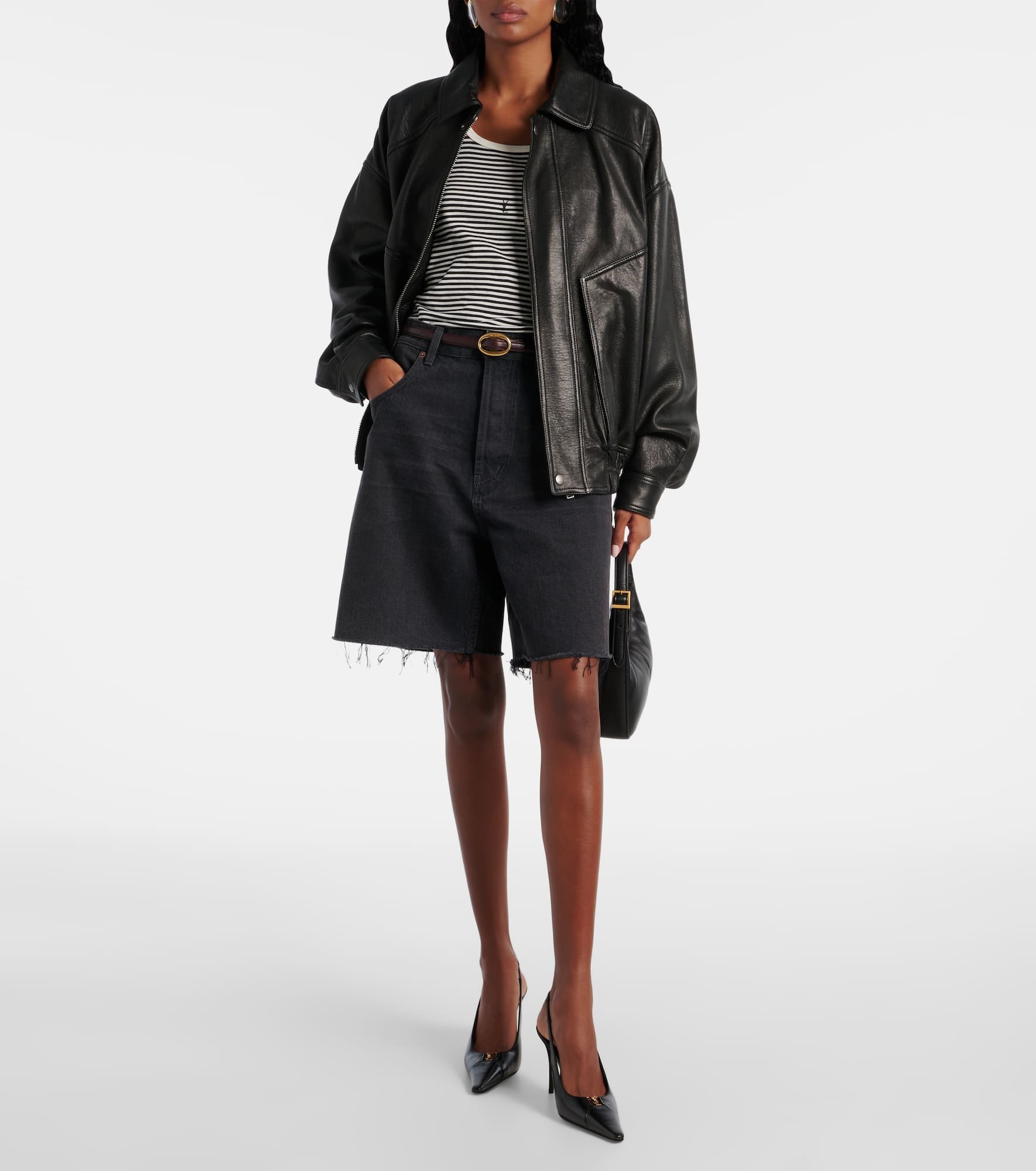 High-rise Bermuda shorts - 2