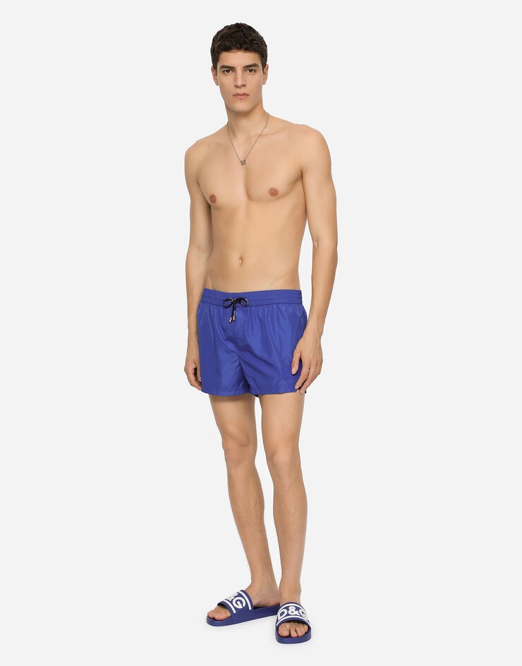 Short swim trunks with 3D DG logo - 2