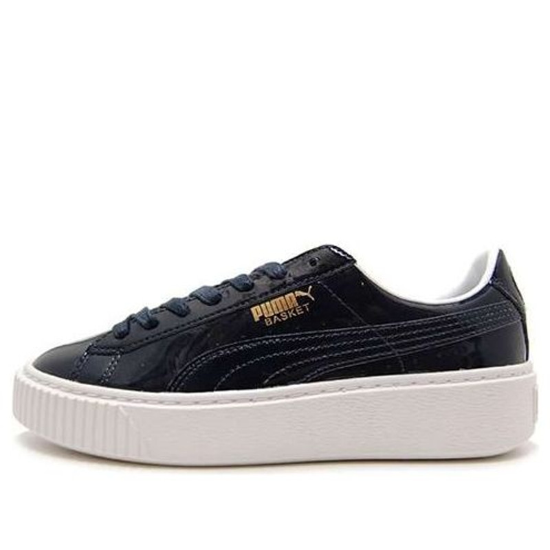 (WMNS) PUMA 바구니 플랫폼 특허 Peacoat 363314-03 - 1
