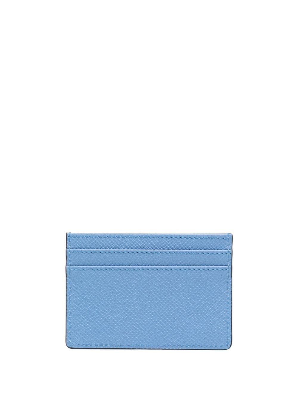 logo-embossed leather cardholder - 2