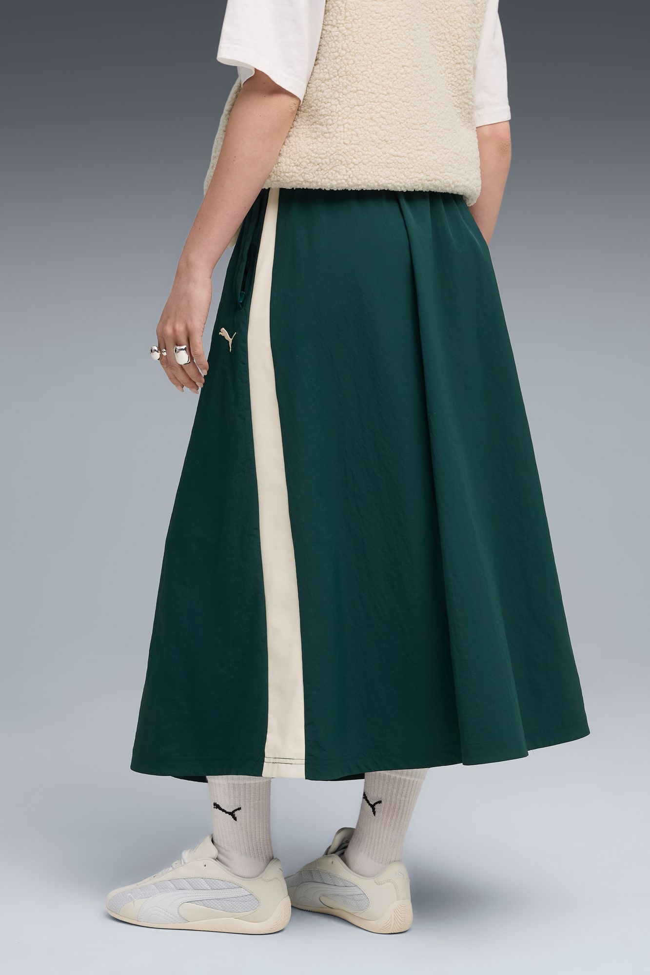 T7 Woven Midi Skirt Women - 6
