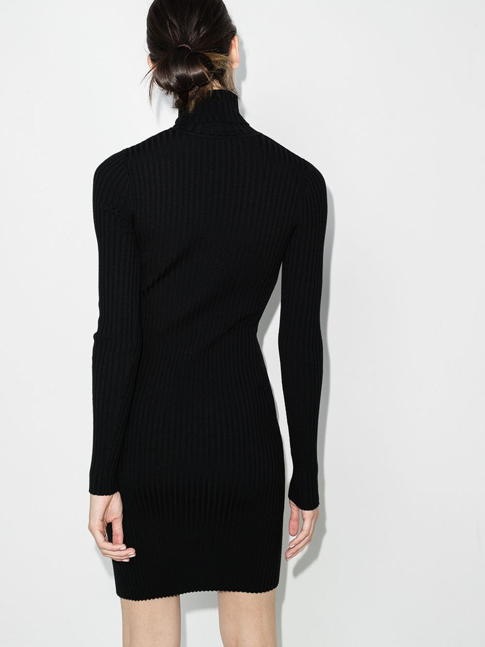 Wool ribbed short dress - 6