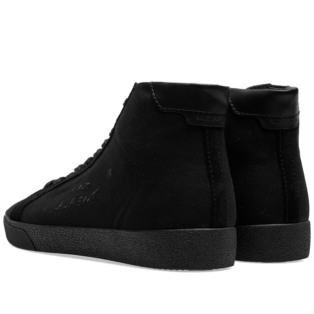 Saint Laurent SL-06 Mid Signature Canvas Sneaker - 3