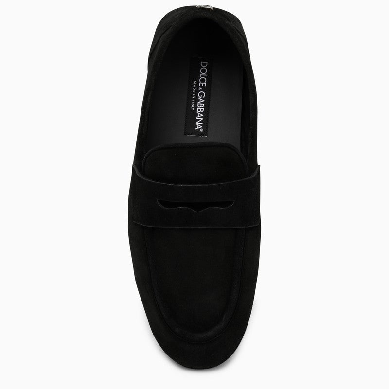 Dolce&Gabbana Black Suede Loafer Men - 3