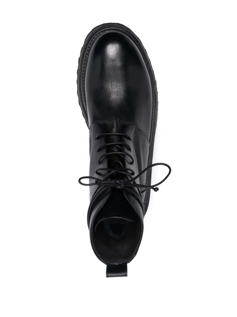 leather lace-up boots - 4