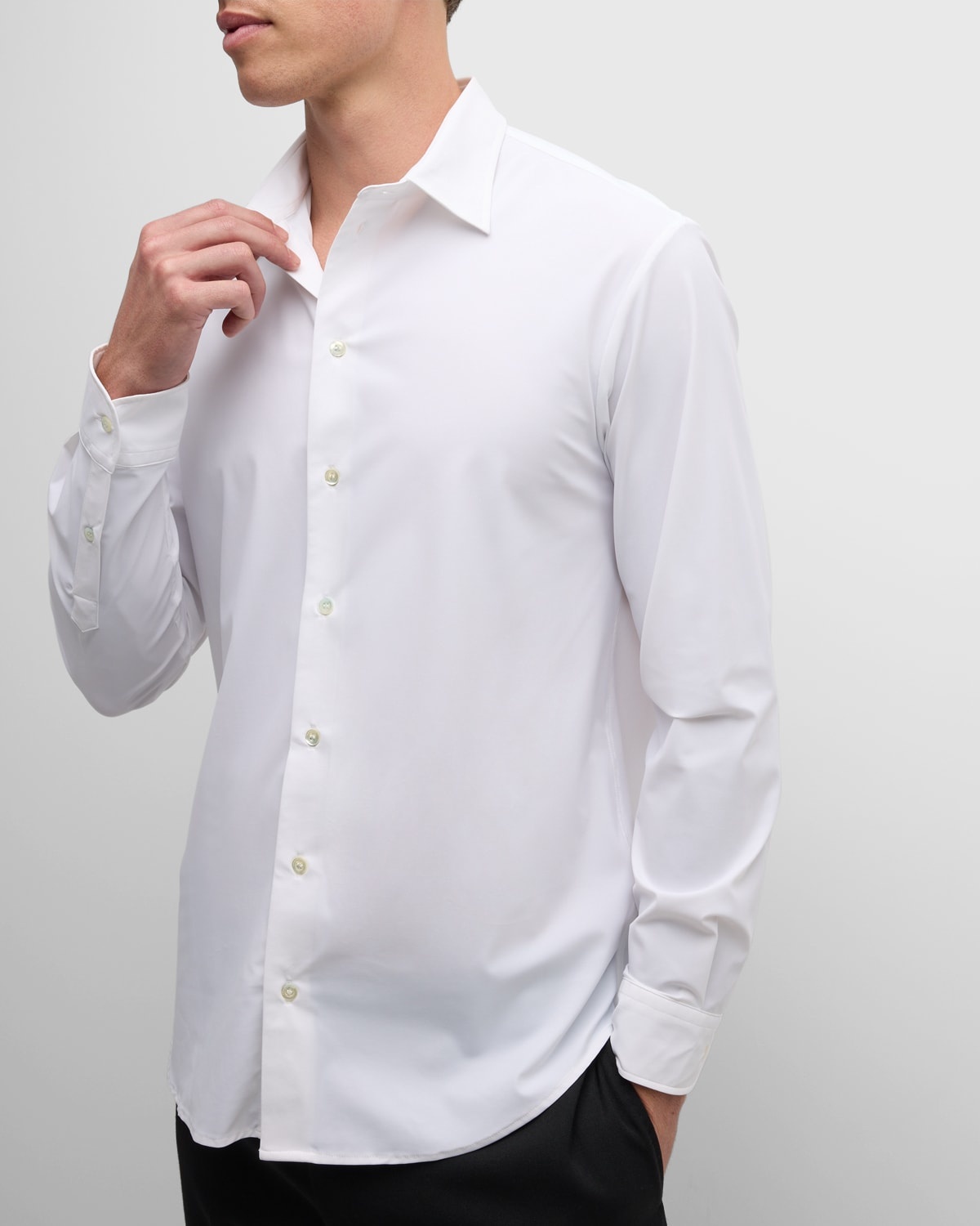 Men's Interlock Jersey Stretch Sport Shirt - 6