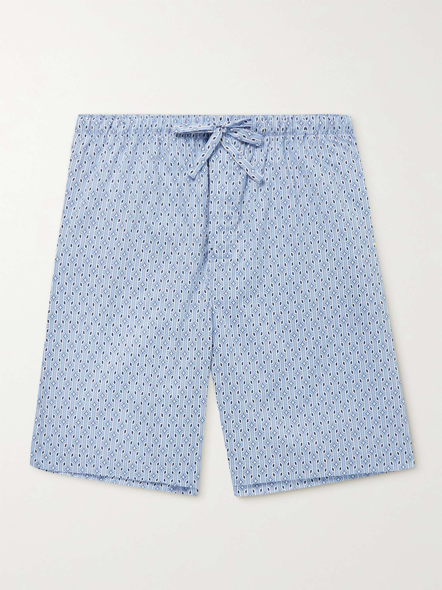 Nelson Printed Cotton-Poplin Pyjama Shorts - 1