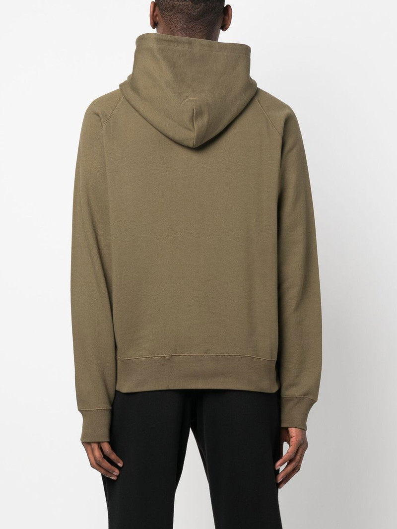logo-print zip-up hoodie 4
