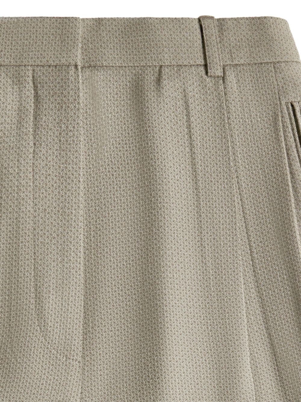 wide-leg tailored trousers - 6