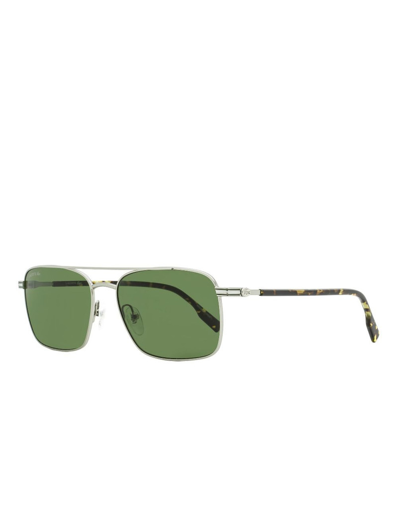 LACOSTE double bridge rectangular sunglasses outlook