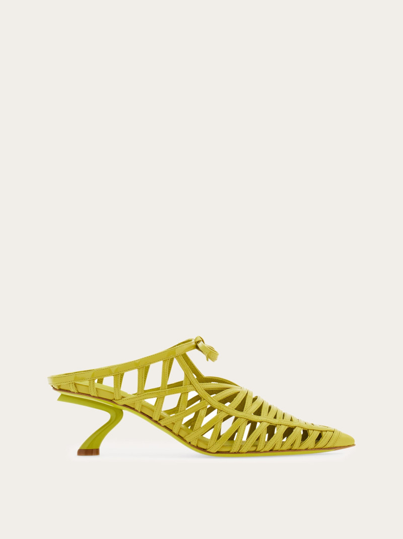 S-shaped heel mule 1