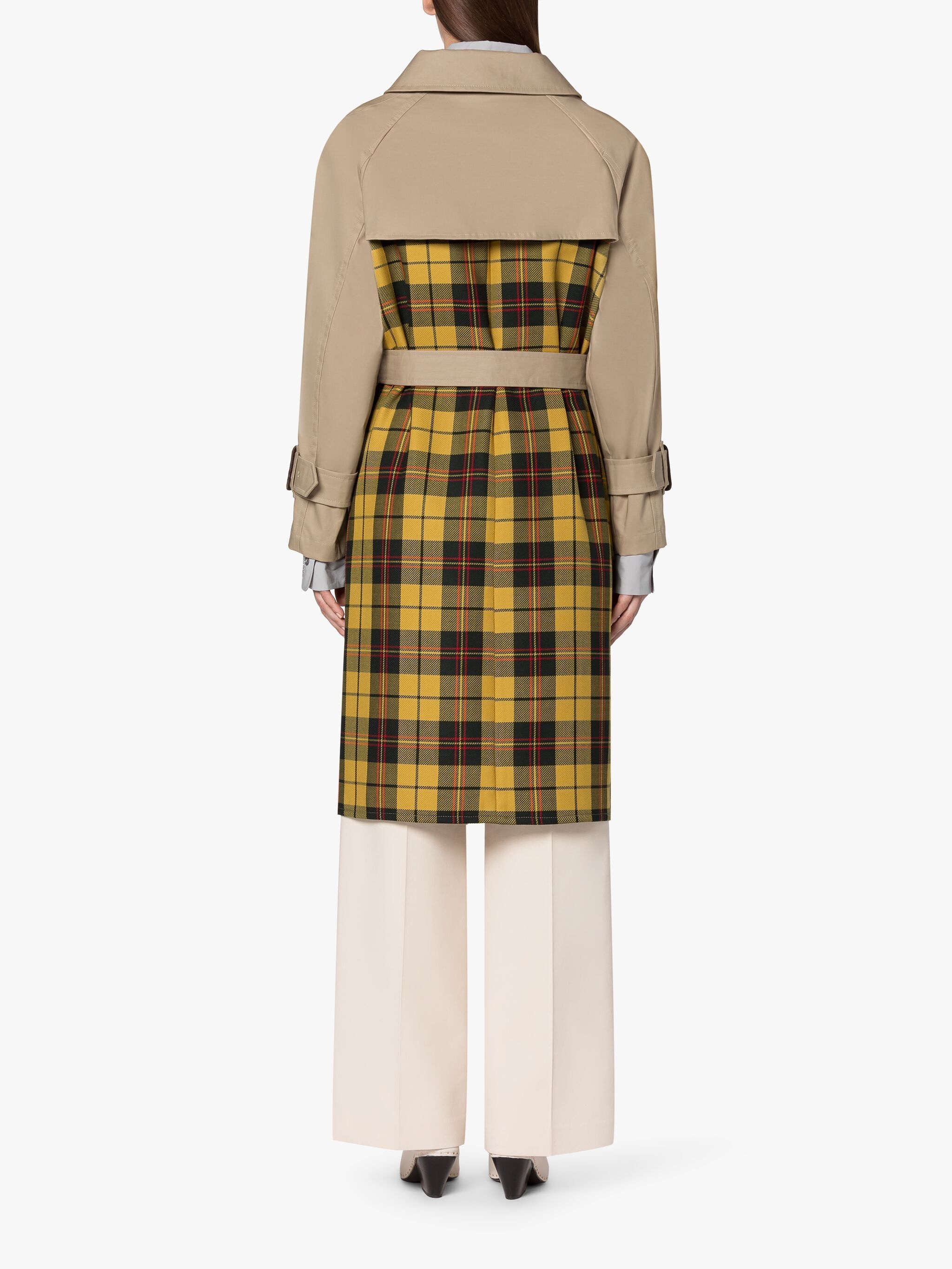 MARETTA FAWN RAINTEC COTTON & WOOL CONTRAST OVERCOAT - 4