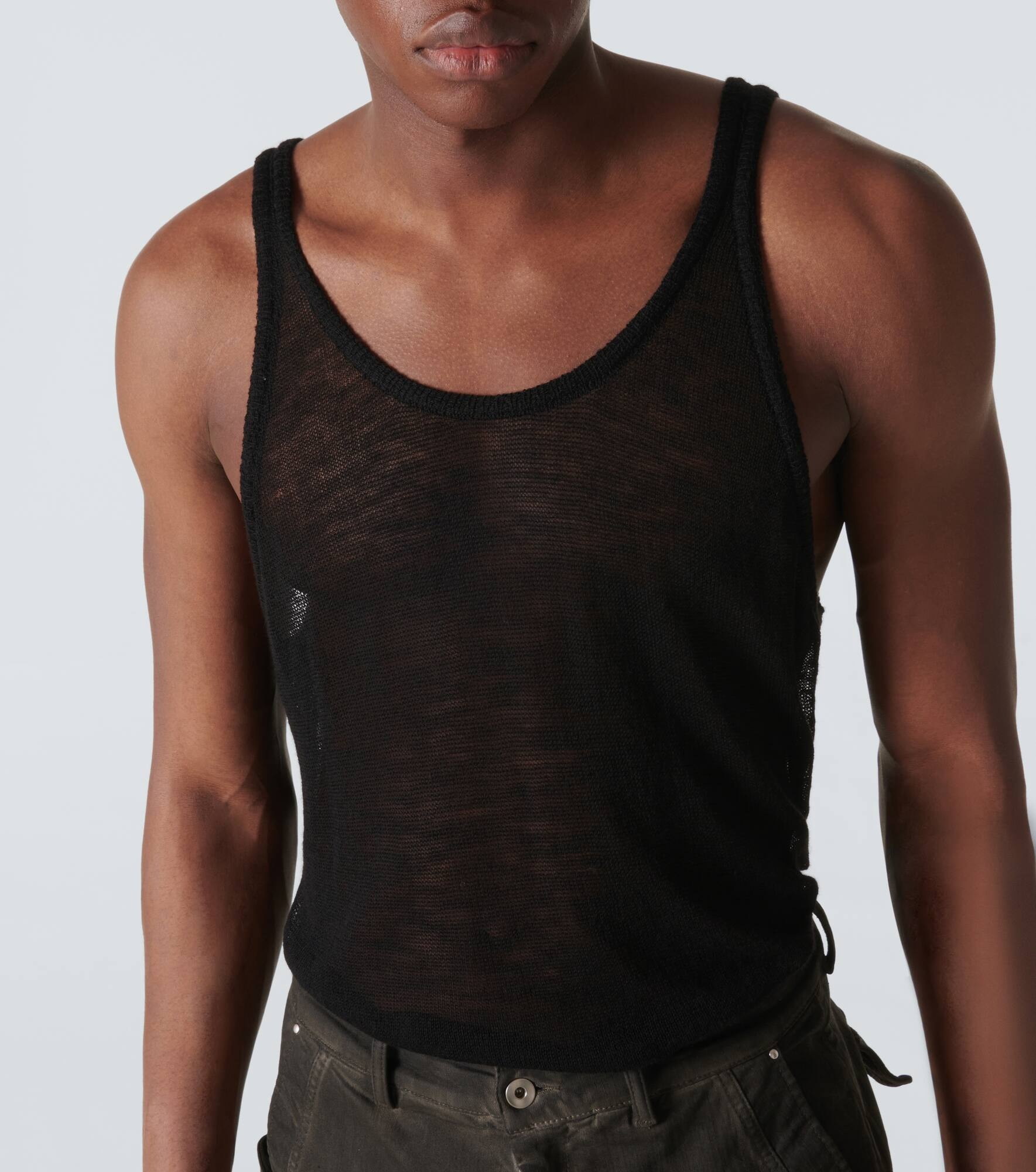 Maglia virgin wool tank top - 5