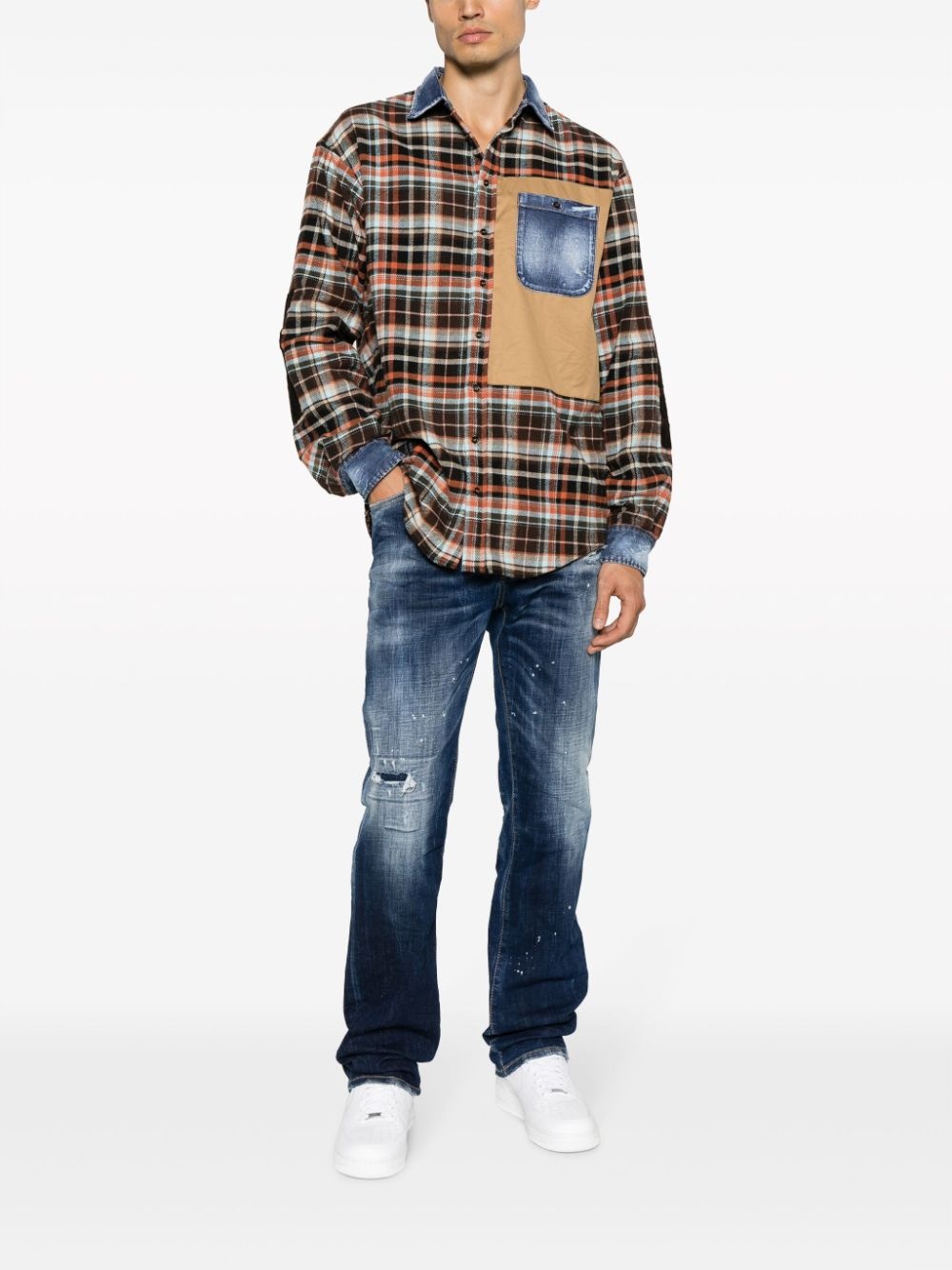 DSQUARED2 - Long Sleeve Check Shirt