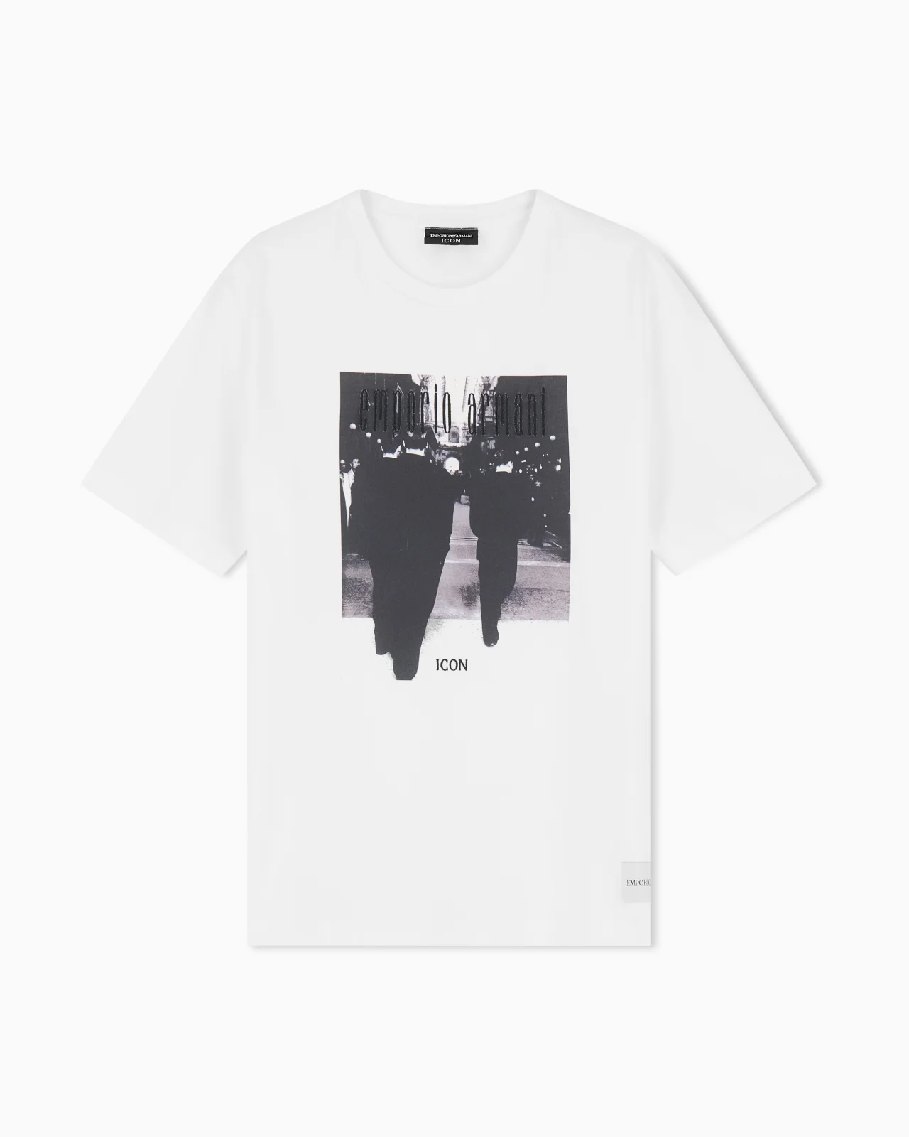 ICON JERSEY T-SHIRT WITH PHOTOGRAPHIC PRINT AND EMBROIDERY - 1