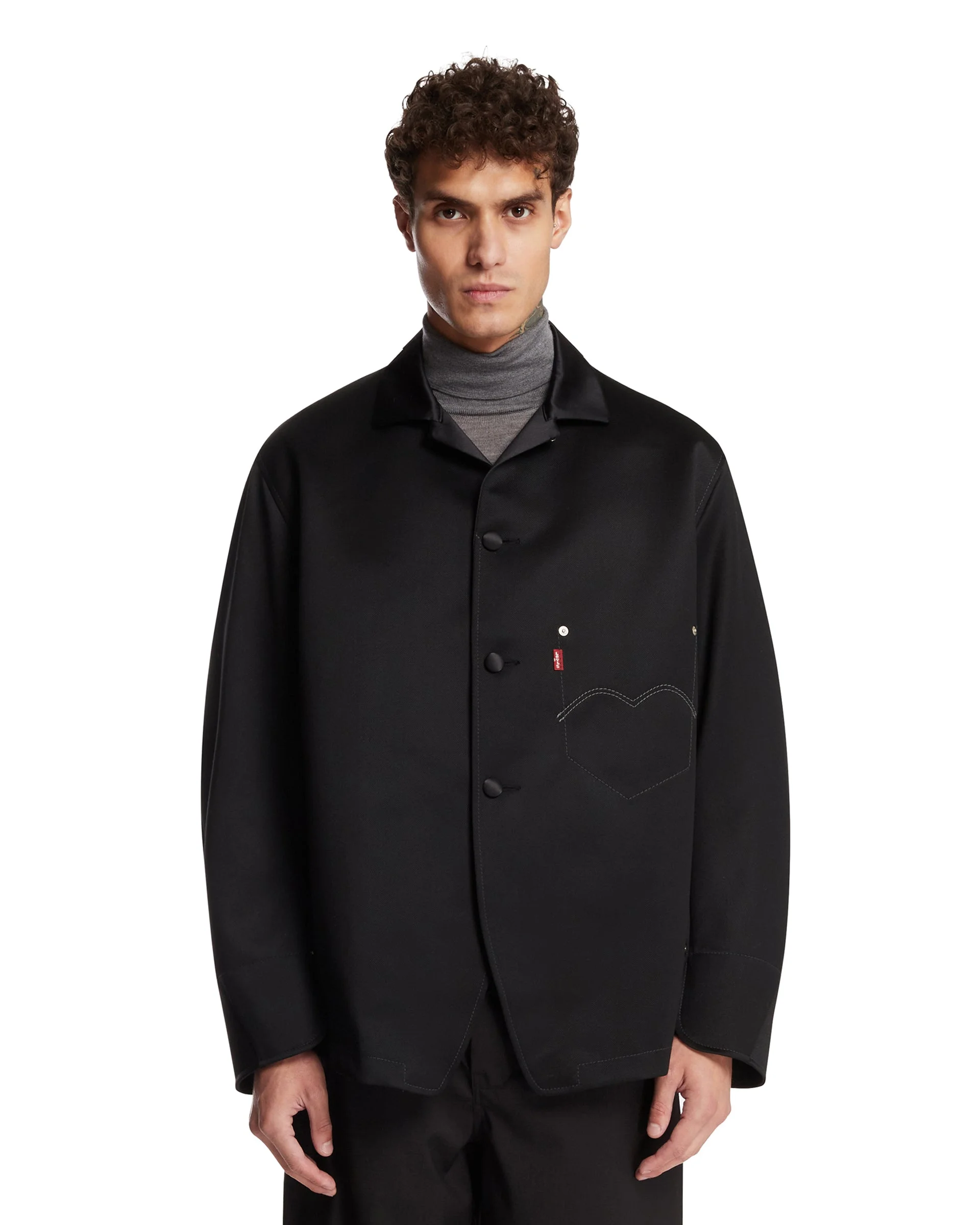 Junya Watanabe x Levi's Black Wool Jacket - 1