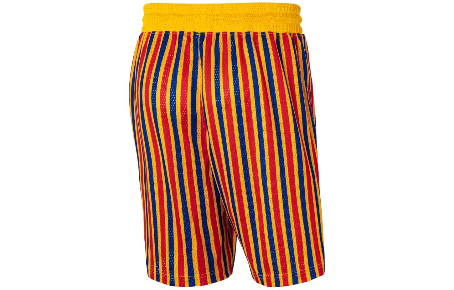 Men's adidas Contrasting Colors Stripe Lacing Basketball Sports Shorts Multicolor HB0737 - 2